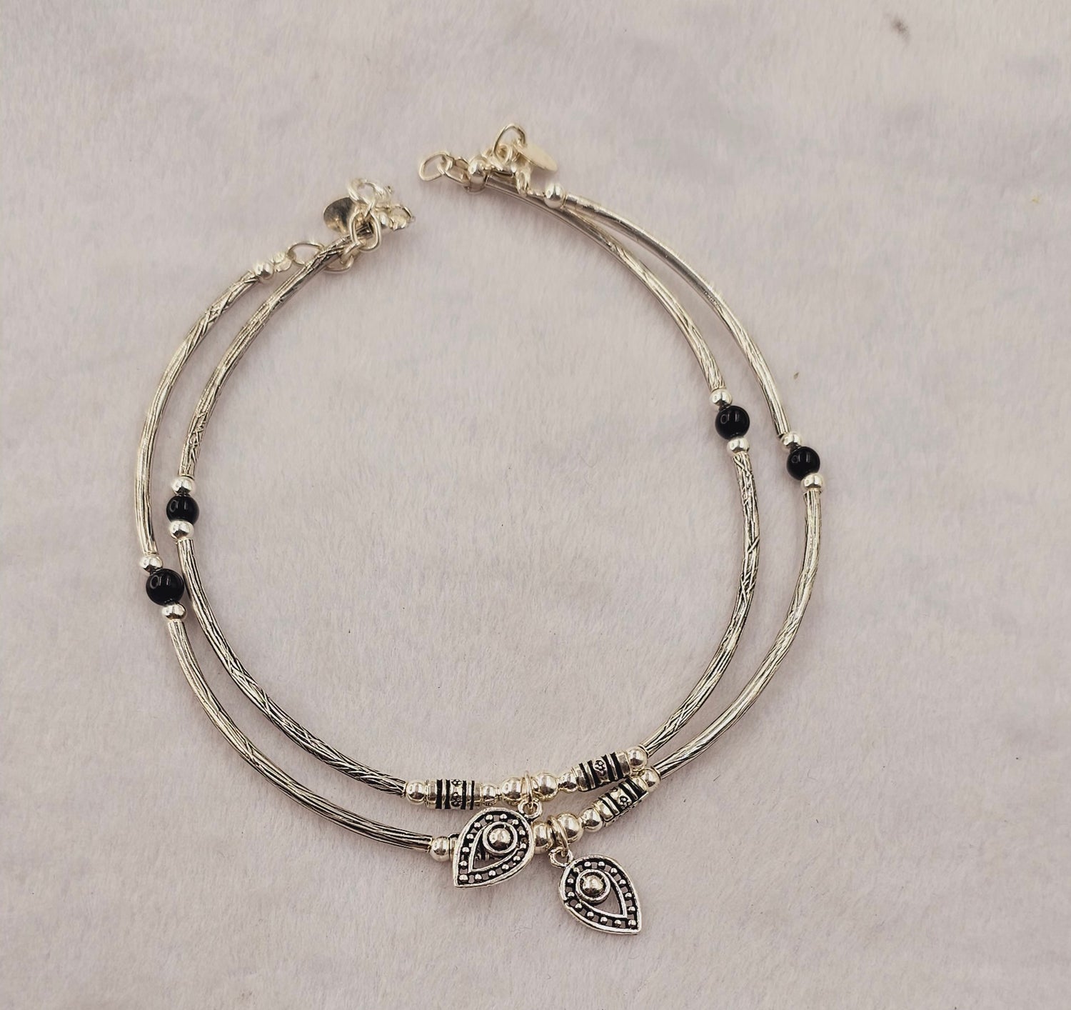 92.5 Silver Anklets 40
