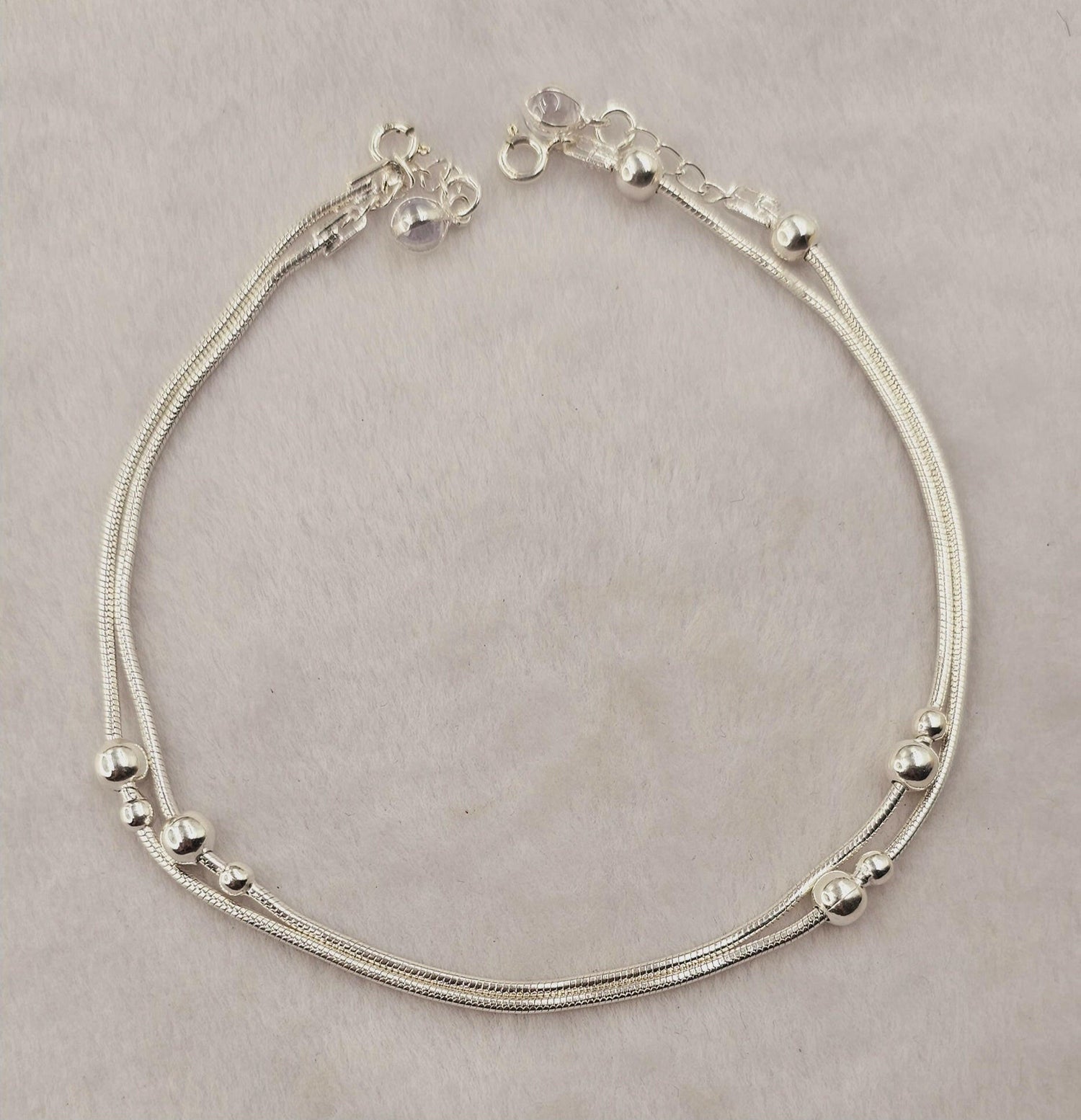 92.5 Silver Anklets