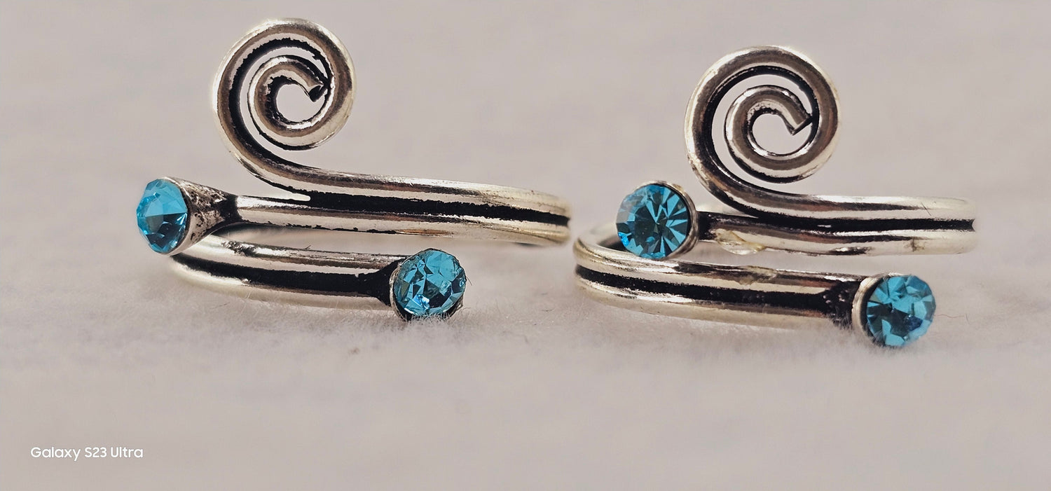 92.5 Silver Toe Ring 32