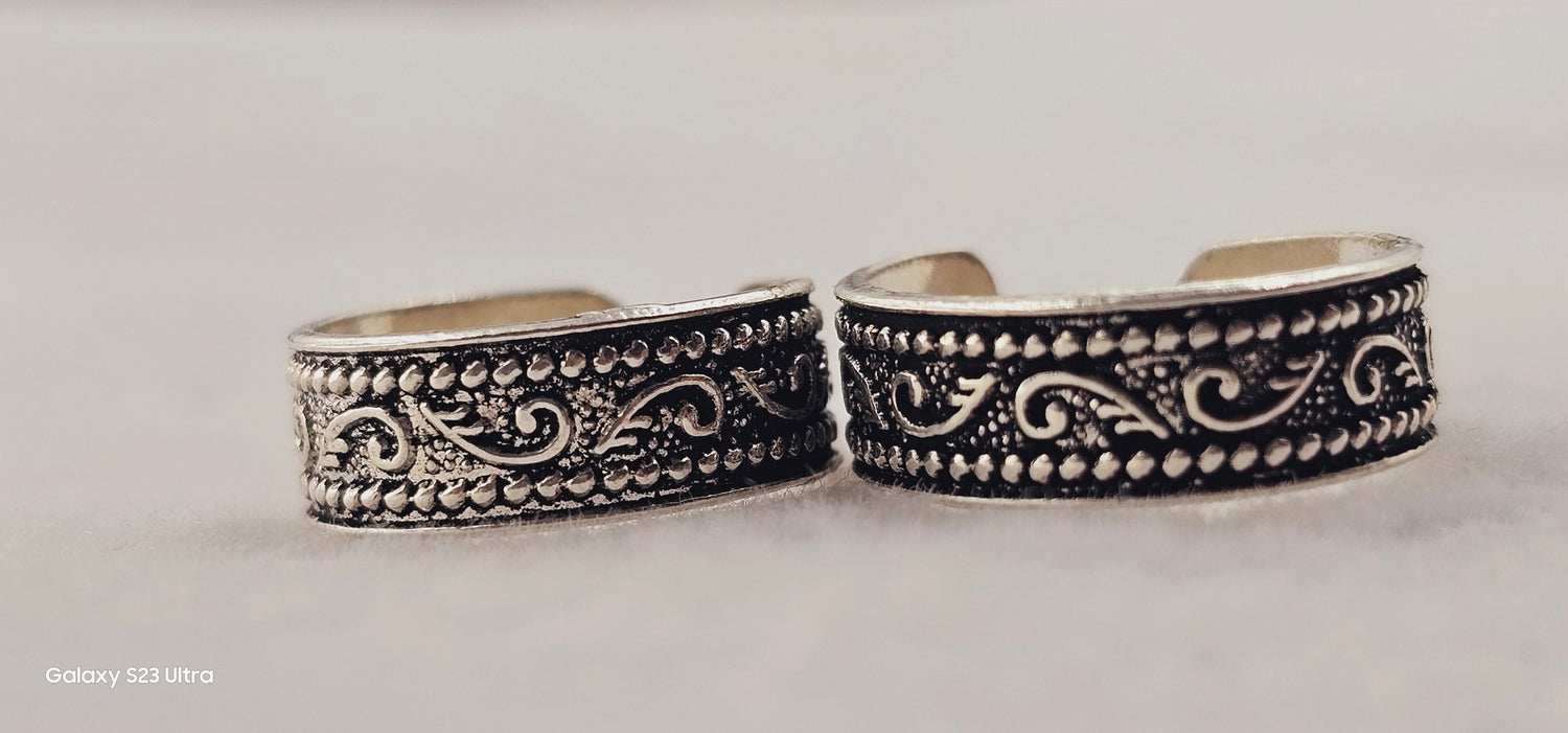 92.5 Silver Toe Ring 37