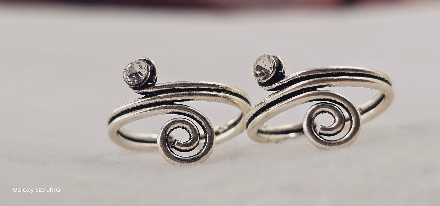 92.5 Silver Toe Ring 41