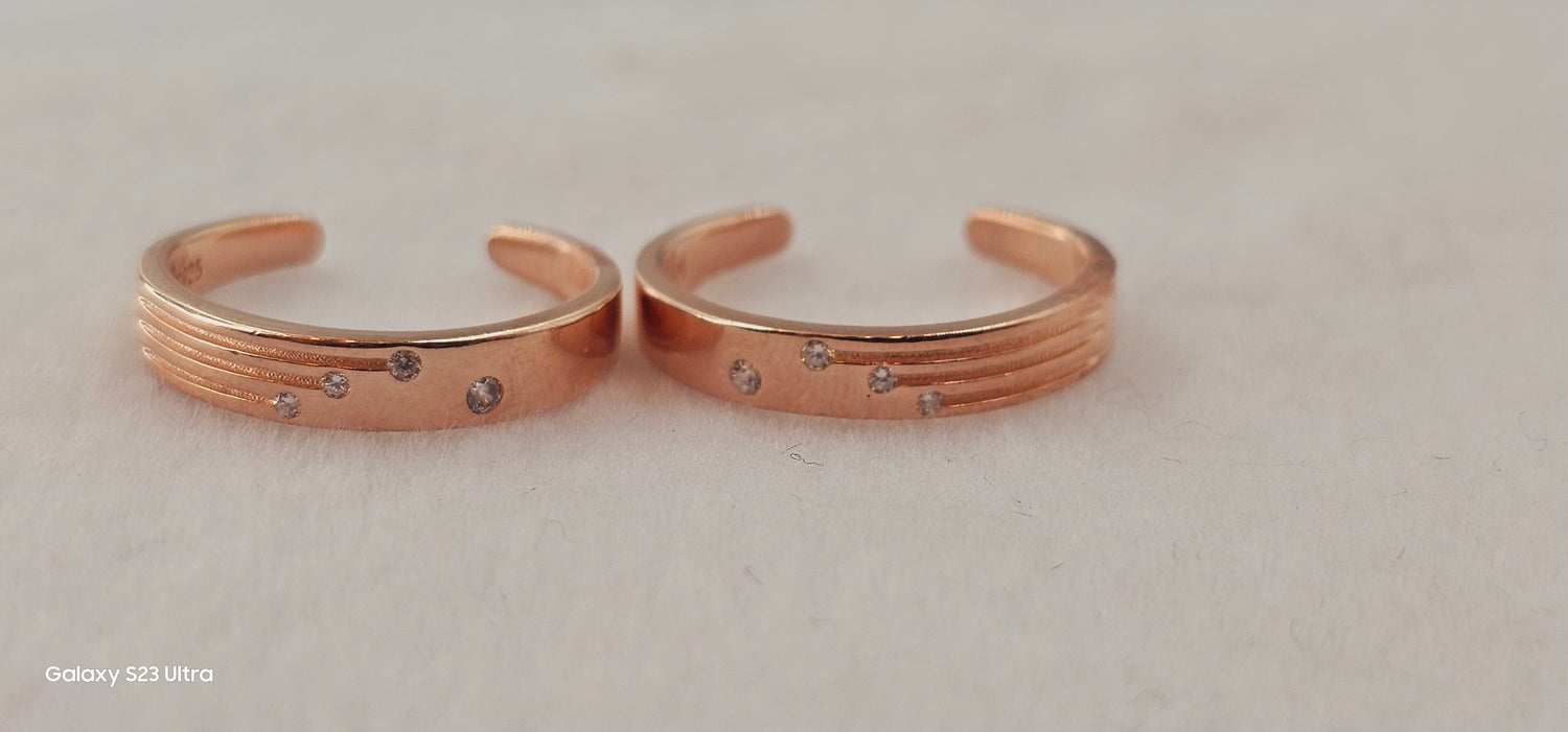92.5 Silver Toe Ring 185