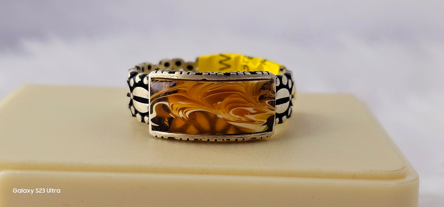 92.50 Silver Gents Ring 10