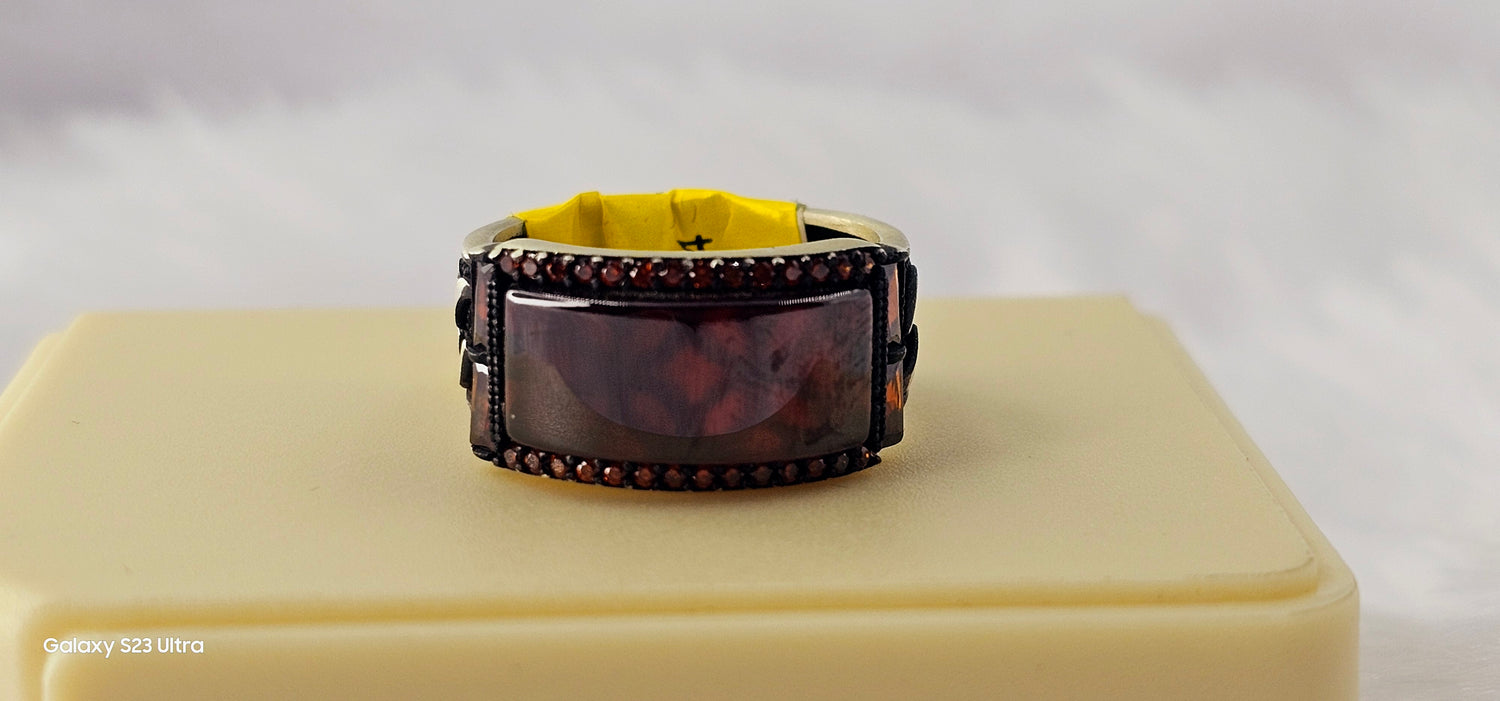 92.50 Silver Gents Ring 14