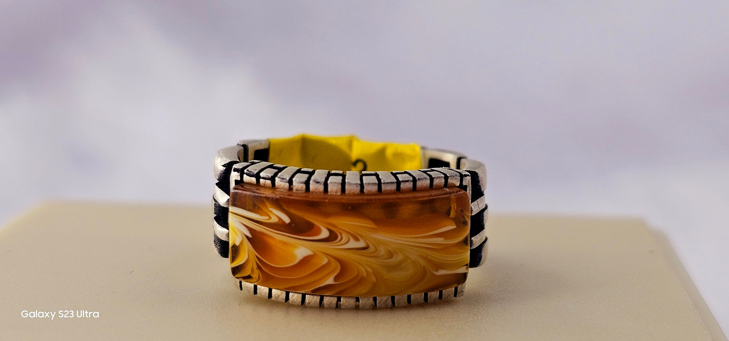 92.50 Silver Gents Ring 21