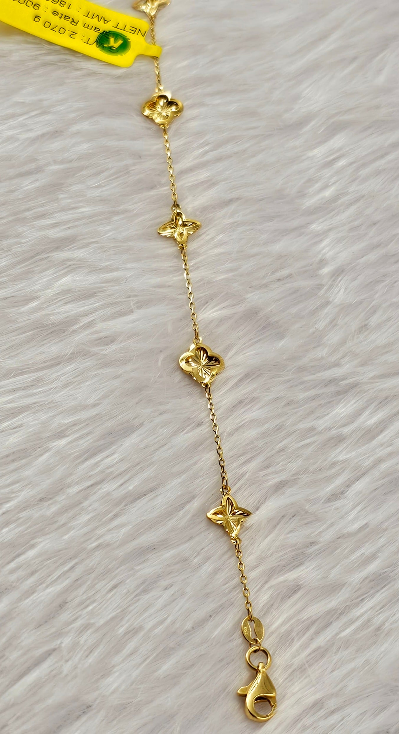18ct Gold Bracelet 8
