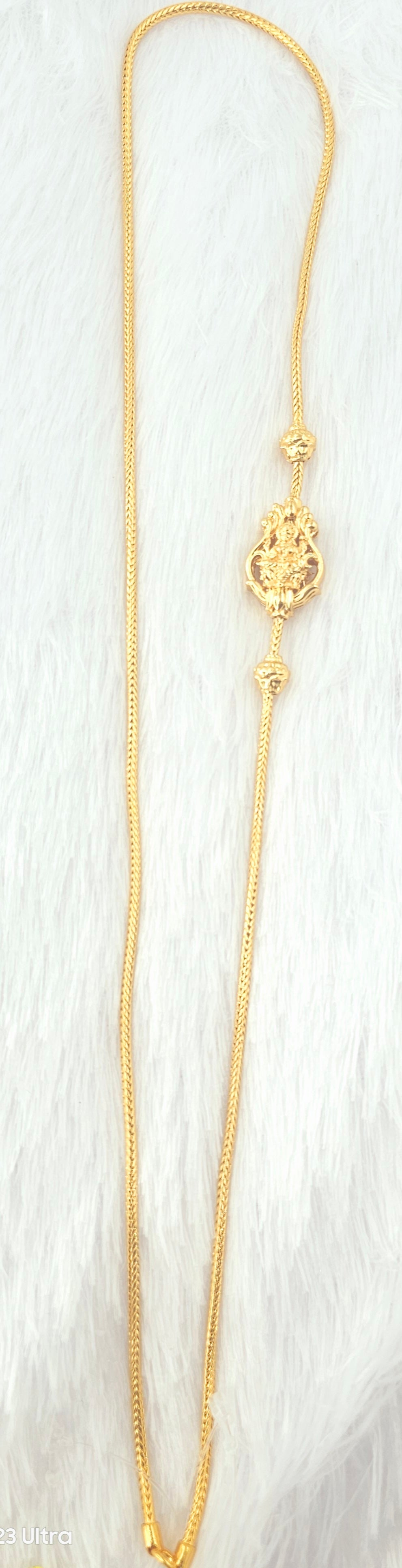 92.50 Gold Plated Silver Thali Chain 53
