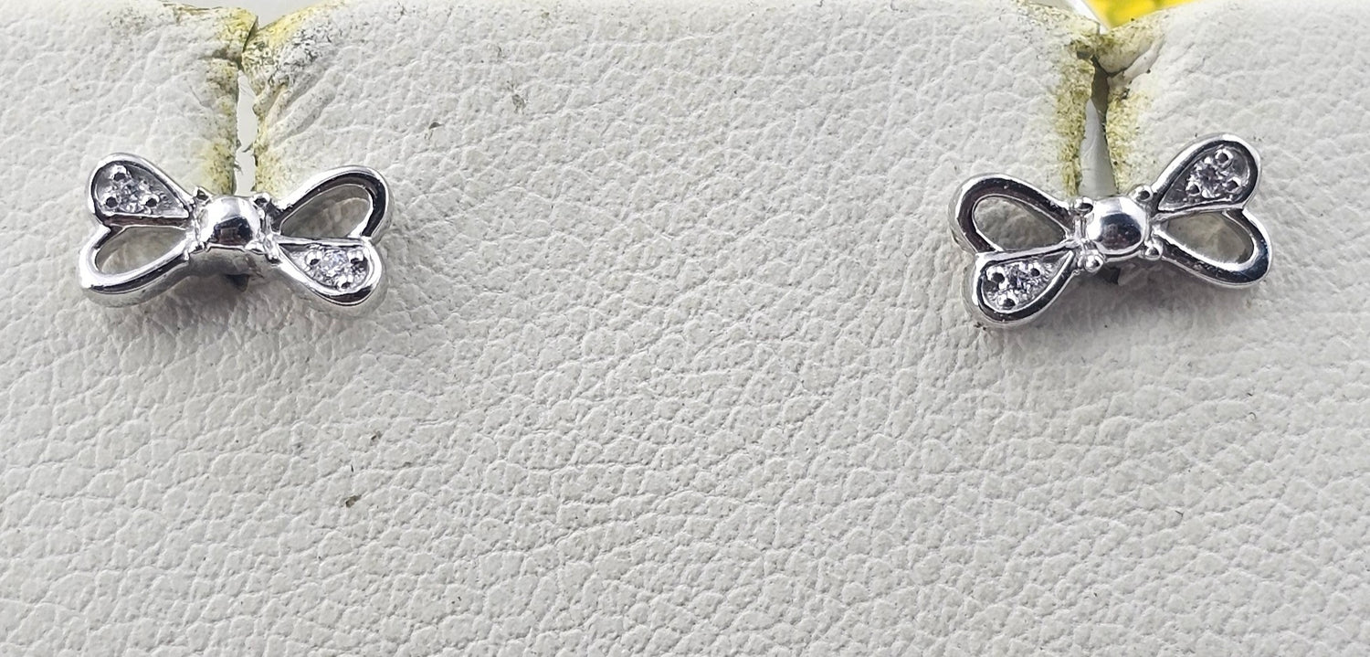 Kisna Diamond Platinum Earrings 2