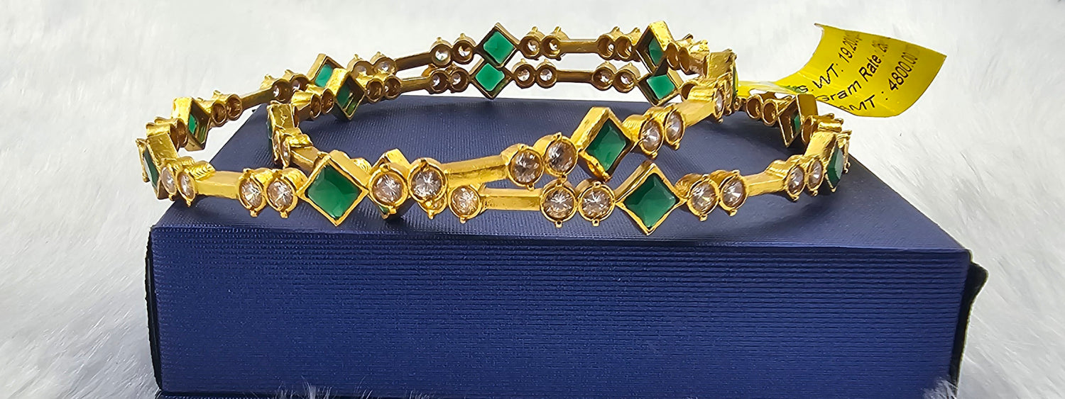 92.50 Gold Plated Silver Bangle 75