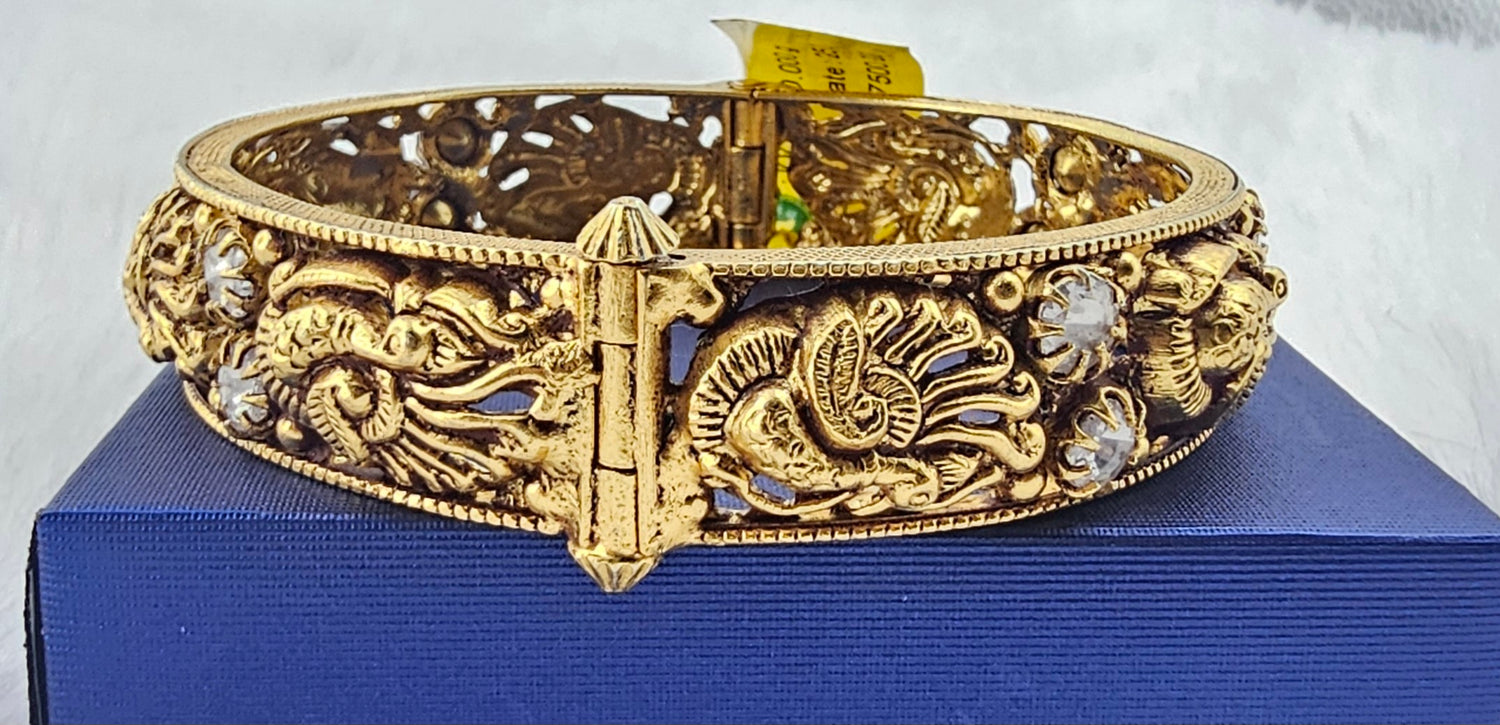 92.50 Gold Plated Silver Bangle 81