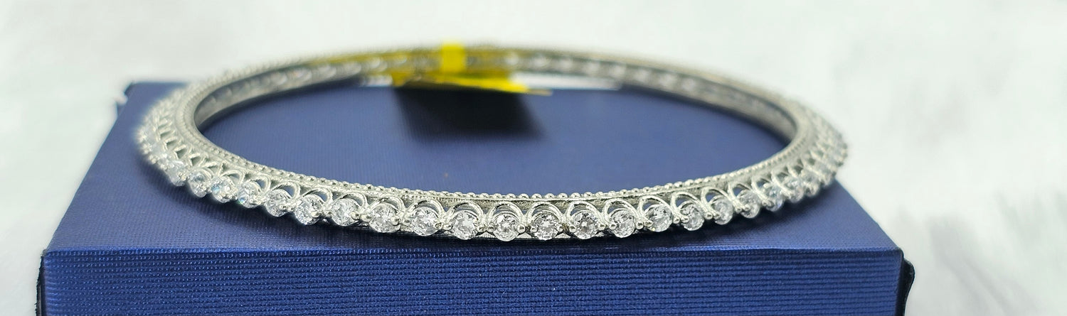 92.50 86 Silver Bangle 86