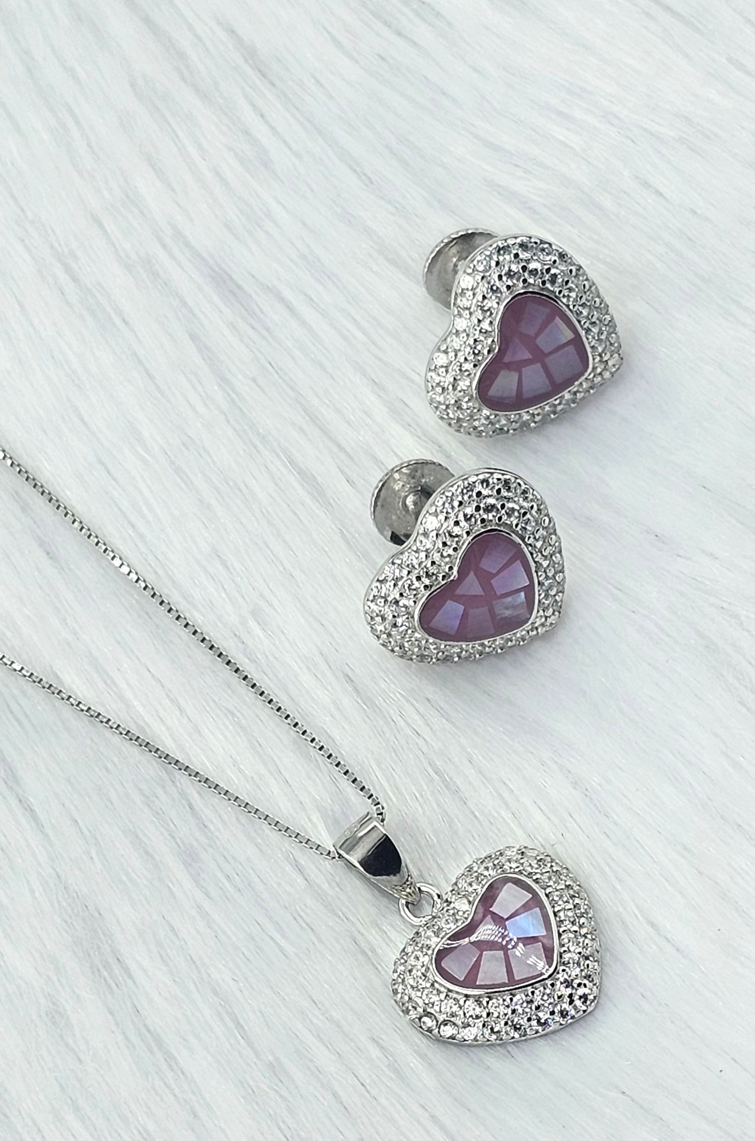 92.50 Silver Chain Pendent Set 218