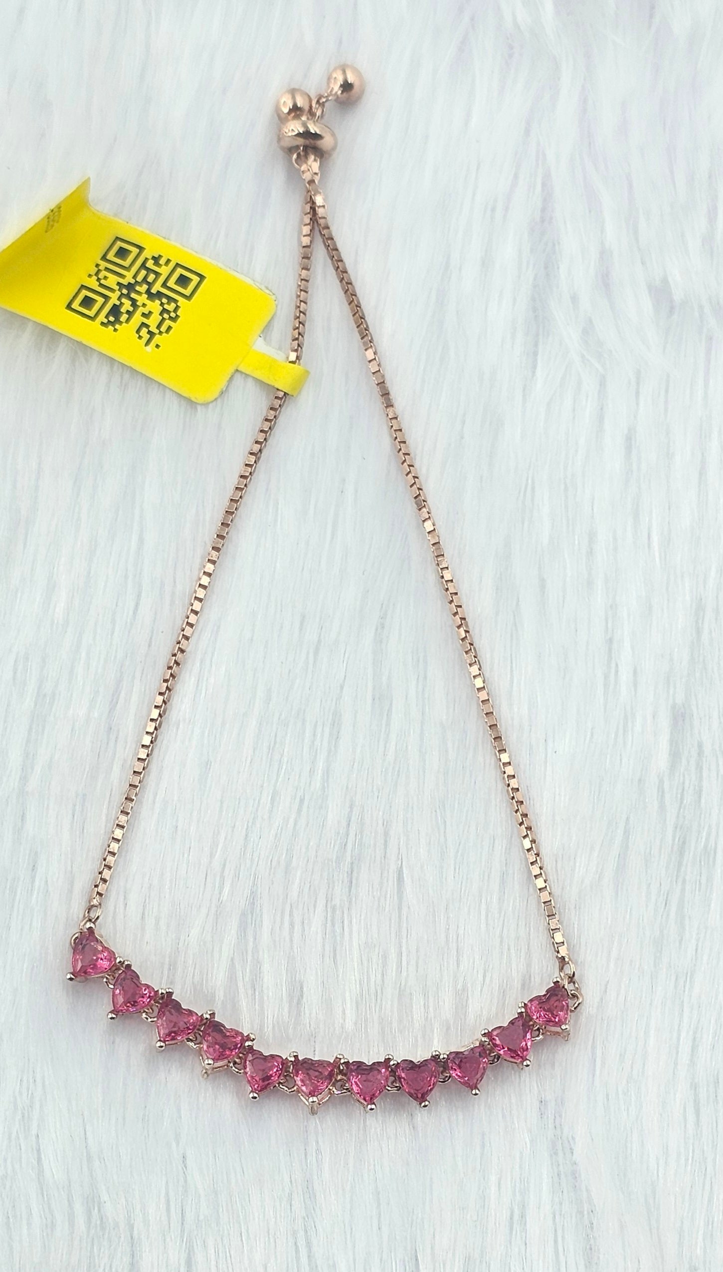 92.50 Rose Gold Plated Silver Bracelet 34