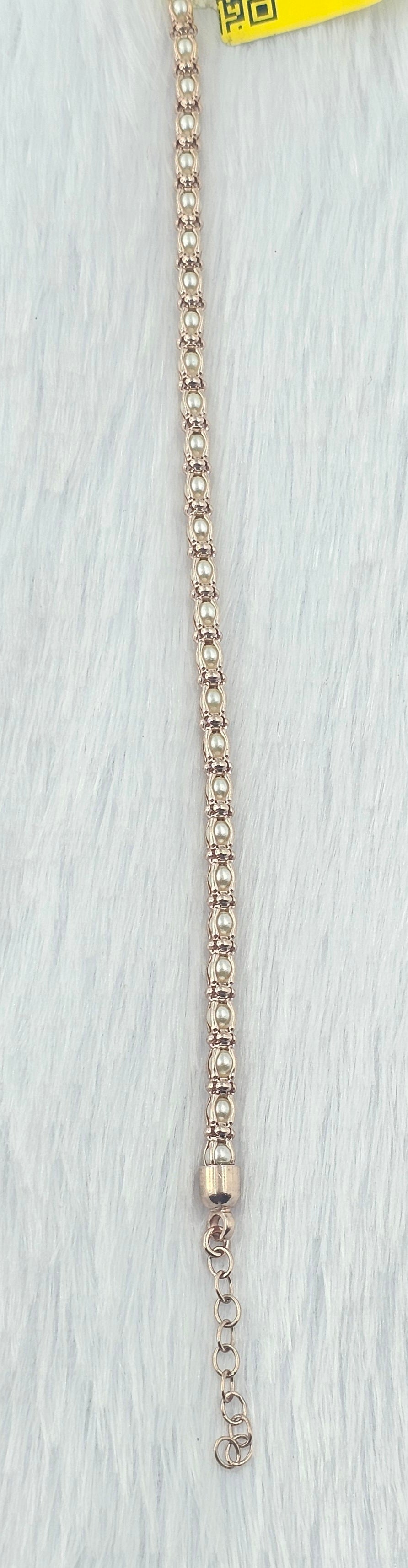 92.50 Rose Gold Plated Silver Bracelet 39