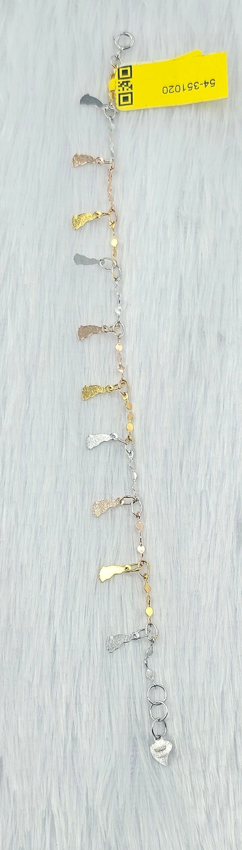 92.50 Rose Gold Plated Silver Bracelet 44