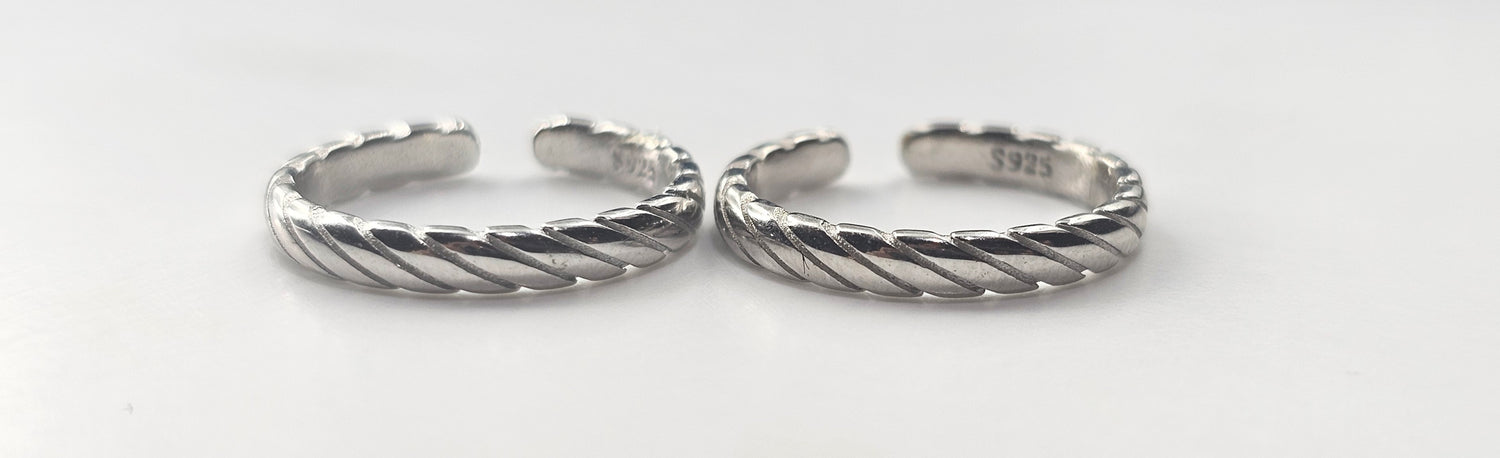 92.50 Silver Toe Ring 297