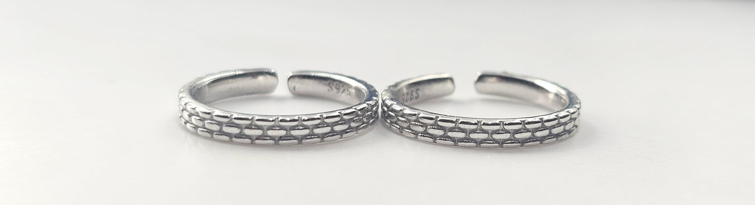 92.50 Silver Toe Ring 328
