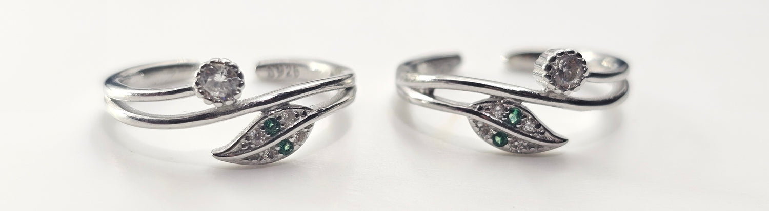 92.50 Silver Toe Ring 367