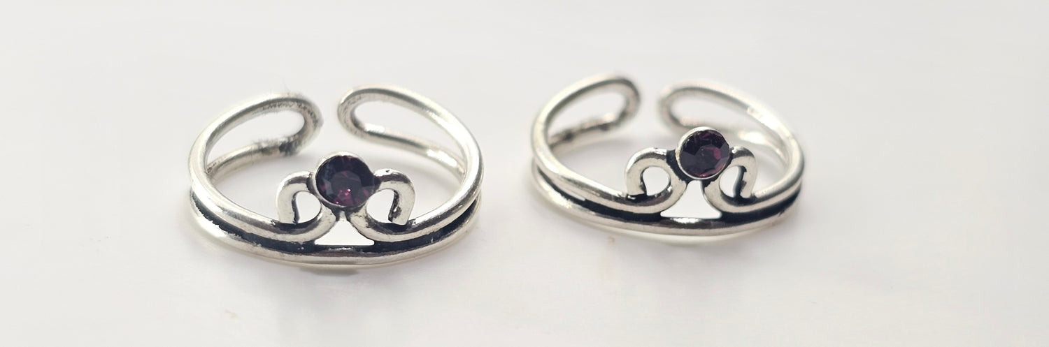 92.50 Silver Toe Ring 380