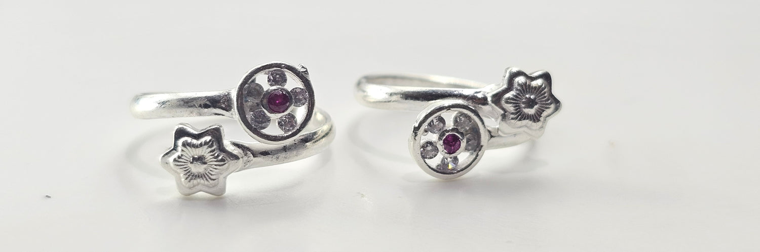 92.50 Silver Toe Ring 374