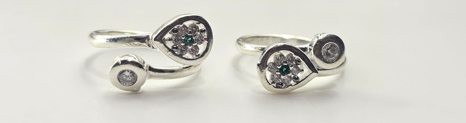 92.50 Silver Toe Ring 376