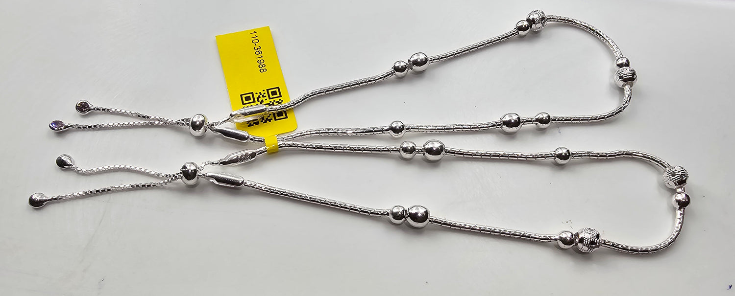 92.50 Silver Anklet 340