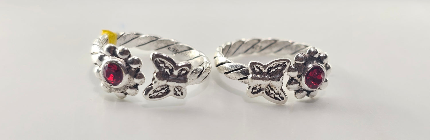 92.50 Silver Toe Ring 518
