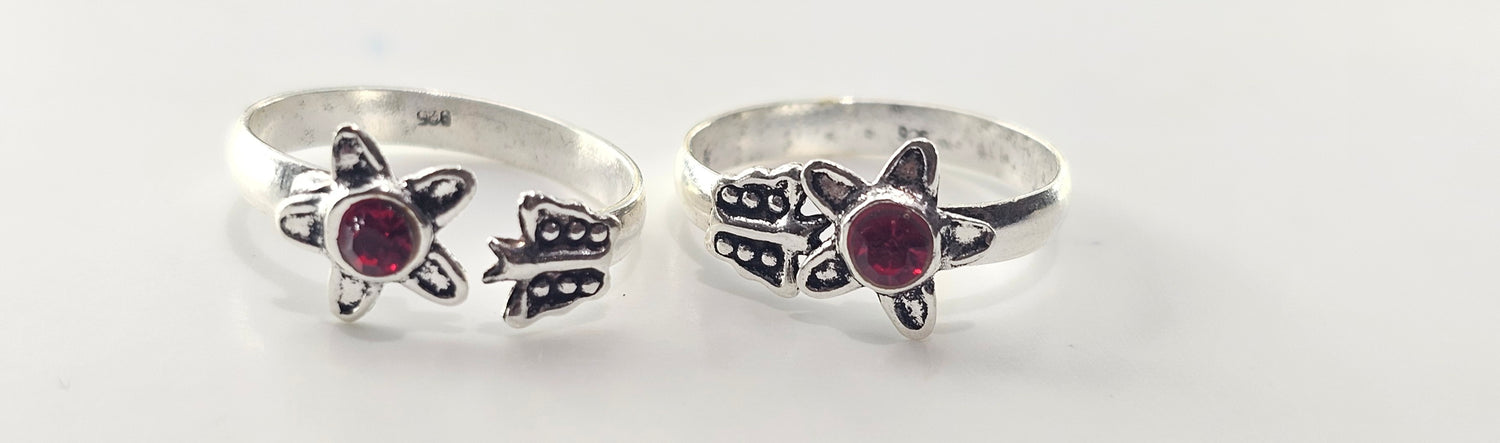 92.50 Silver Toe Ring 522