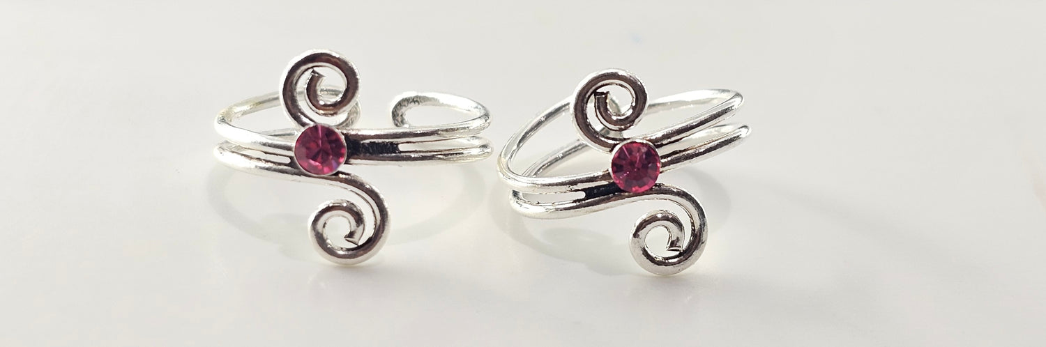 92.50 Silver Toe Ring 618