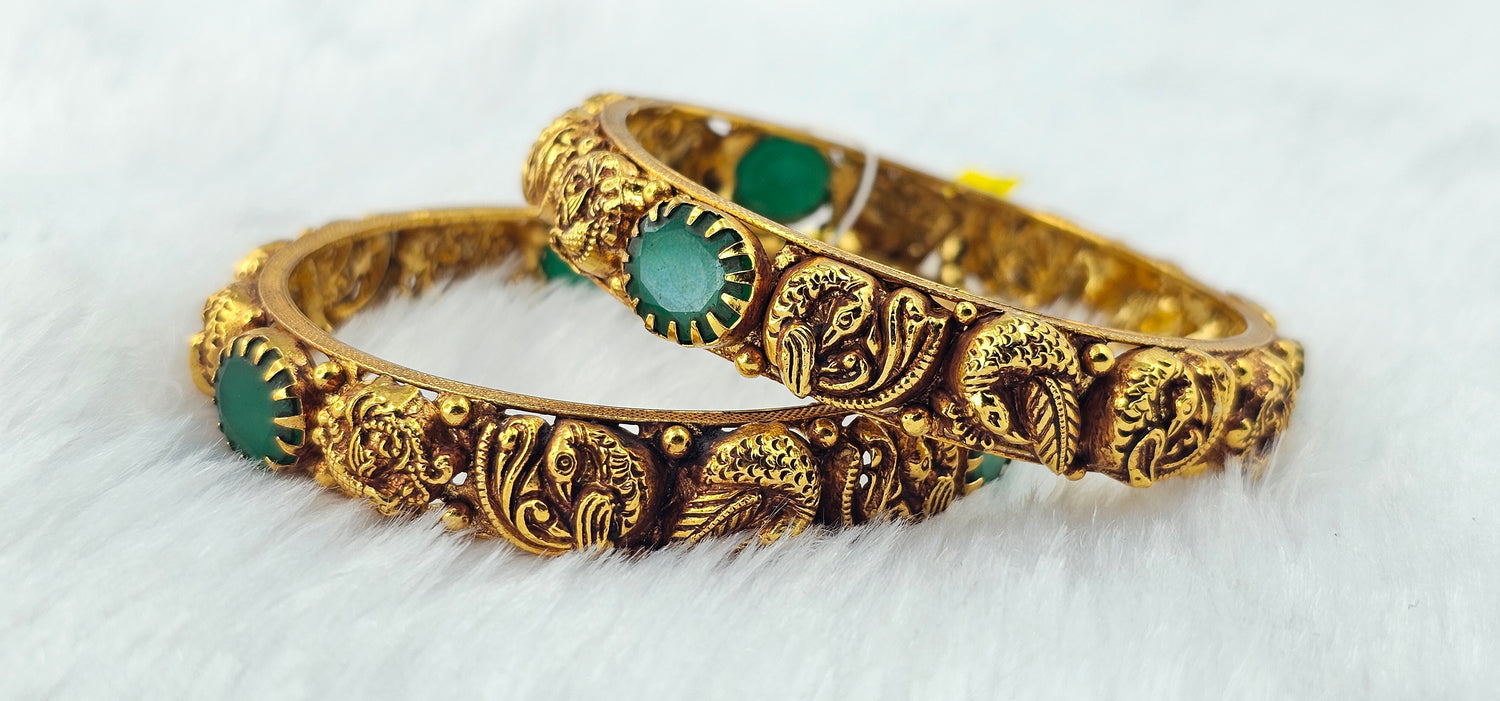 92.50 Gold Plated Silver Bangle 100