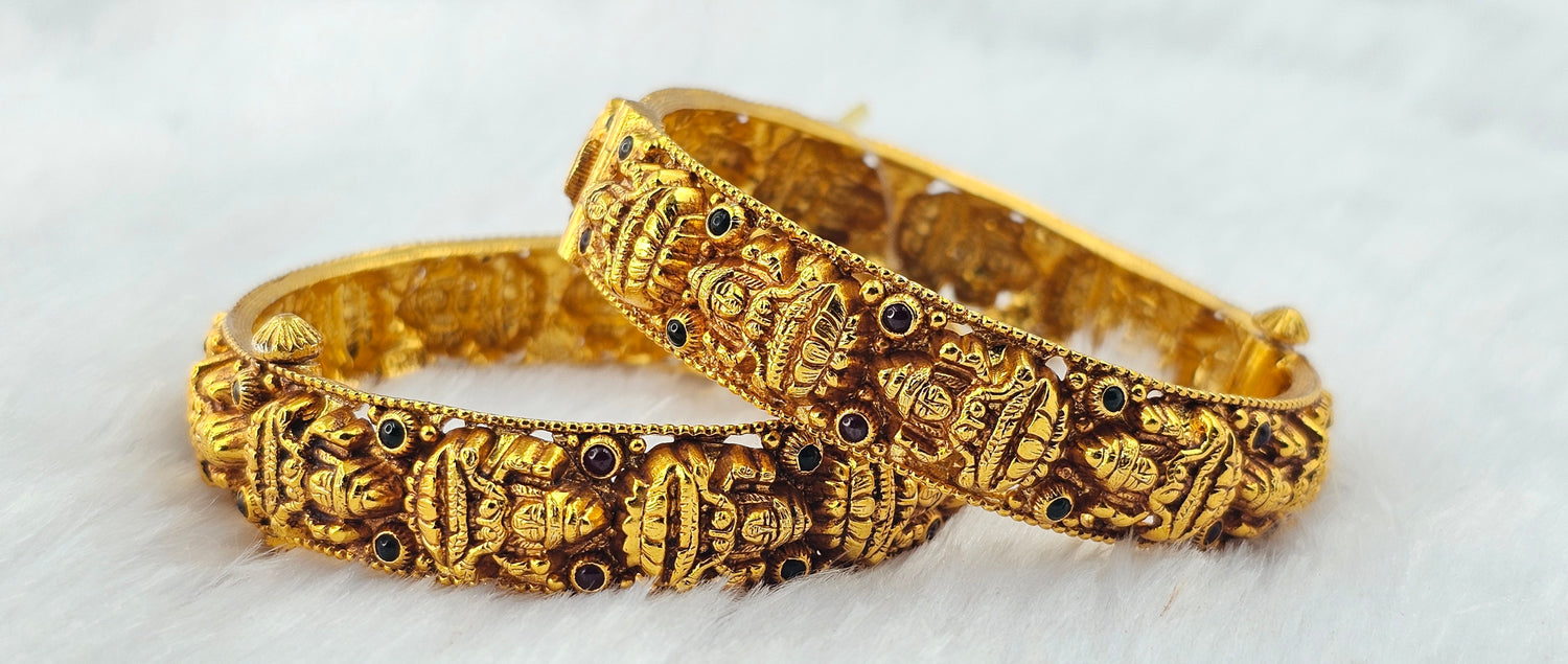 92.50 Gold Plated Silver Bangle 105