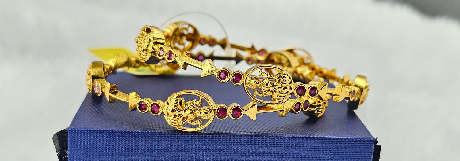 92.50 Gold Plated Silver Bangle 96
