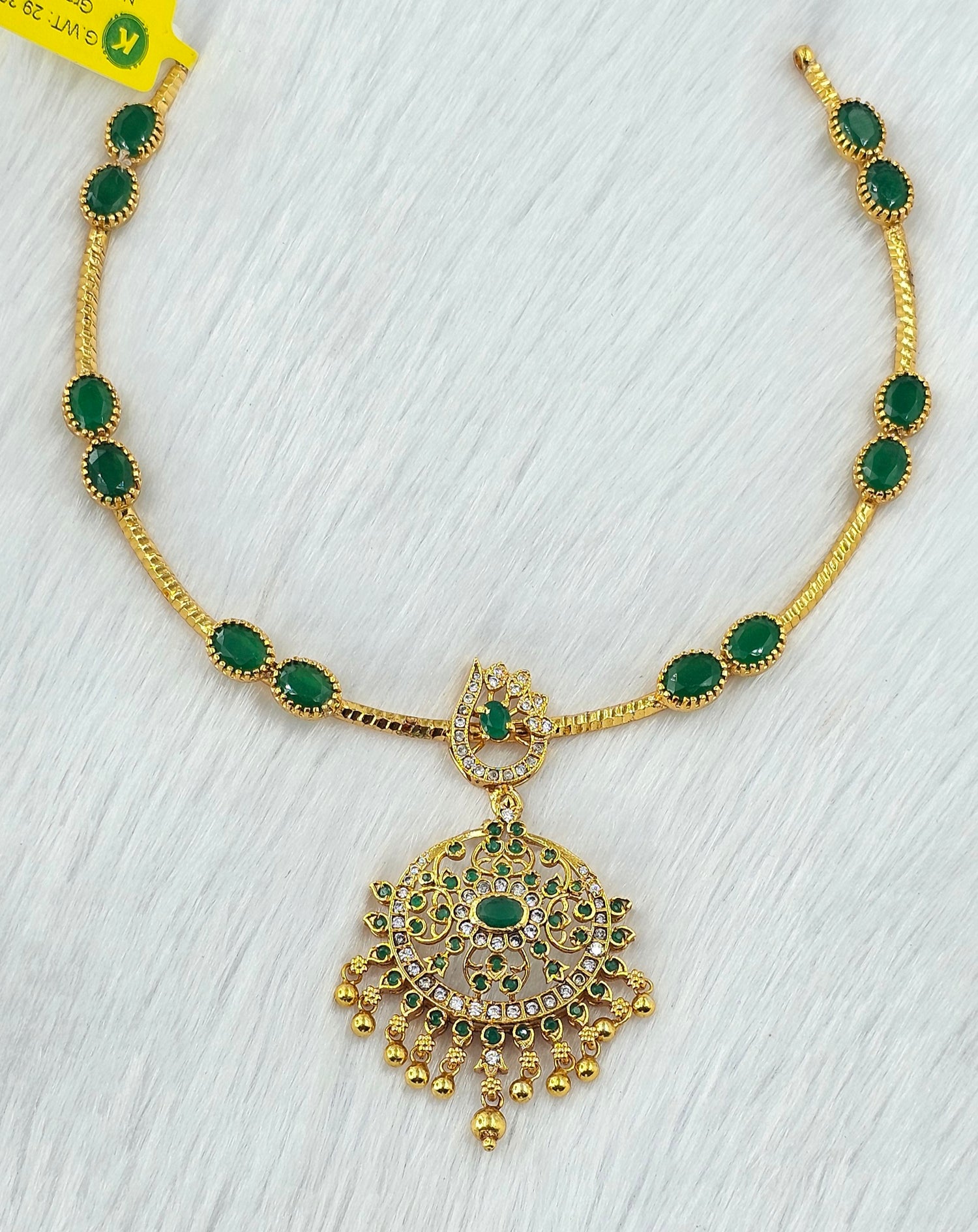 92.50 Gold Plated Silver Necklace 190