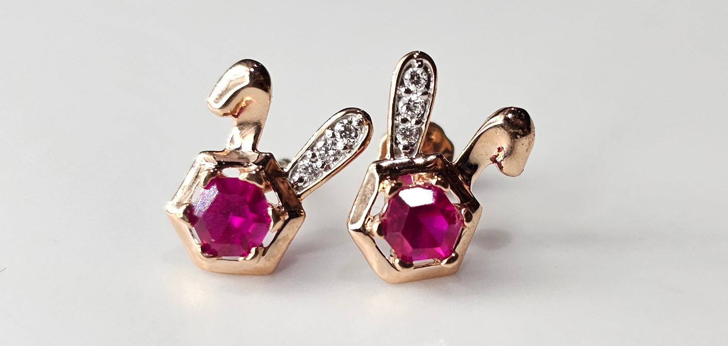 Kisna Diamond Kids Earrings 4