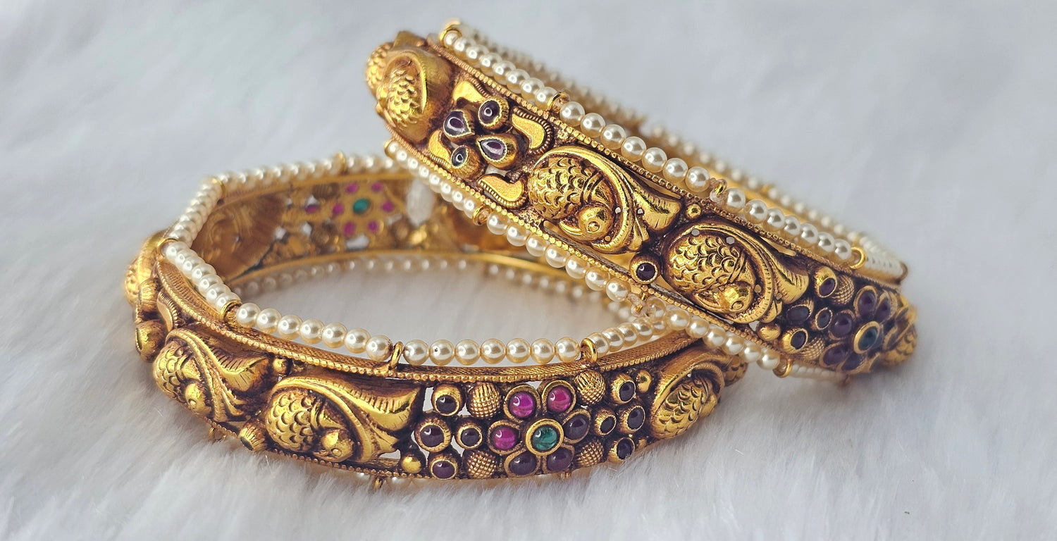 92.50 Gold Plated Silver Bangle 108