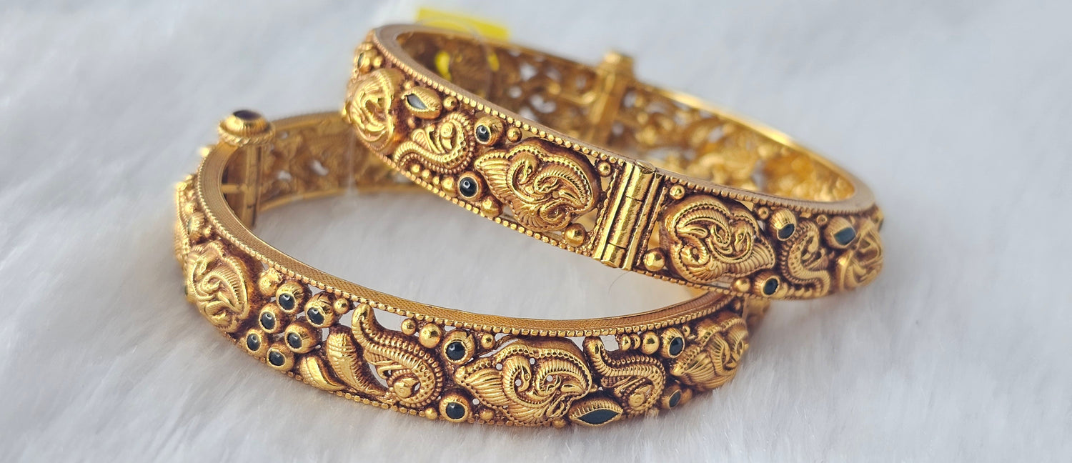 92.50 Gold Plated Silver Bangle 111