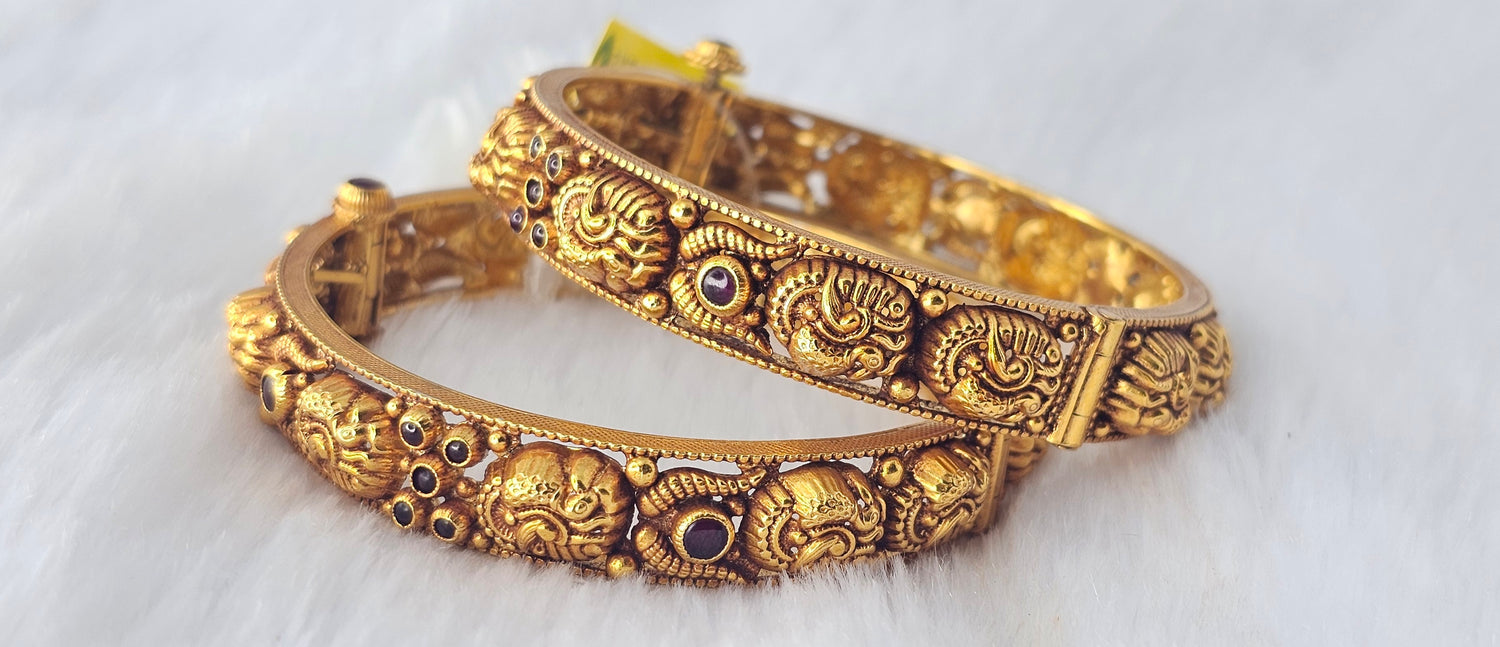 92.50 Gold Plated Silver Bangle 109