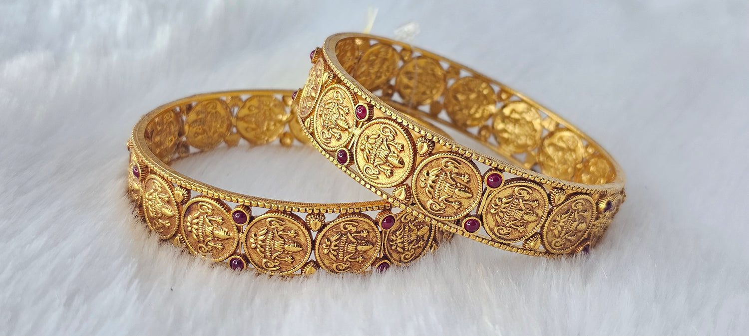 92.50 Gold Plated Silver Bangle 107