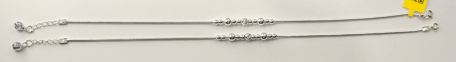 92.50 Silver Anklet 377