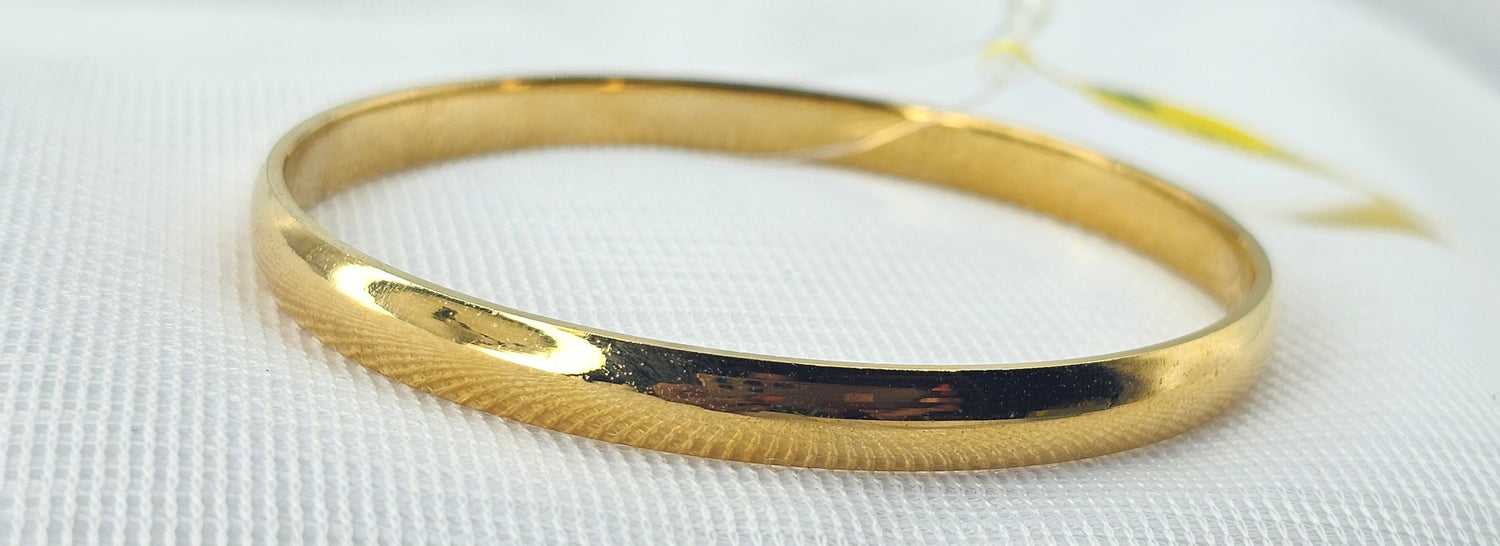 92.50 Gold plated Silver Gents Kada 15