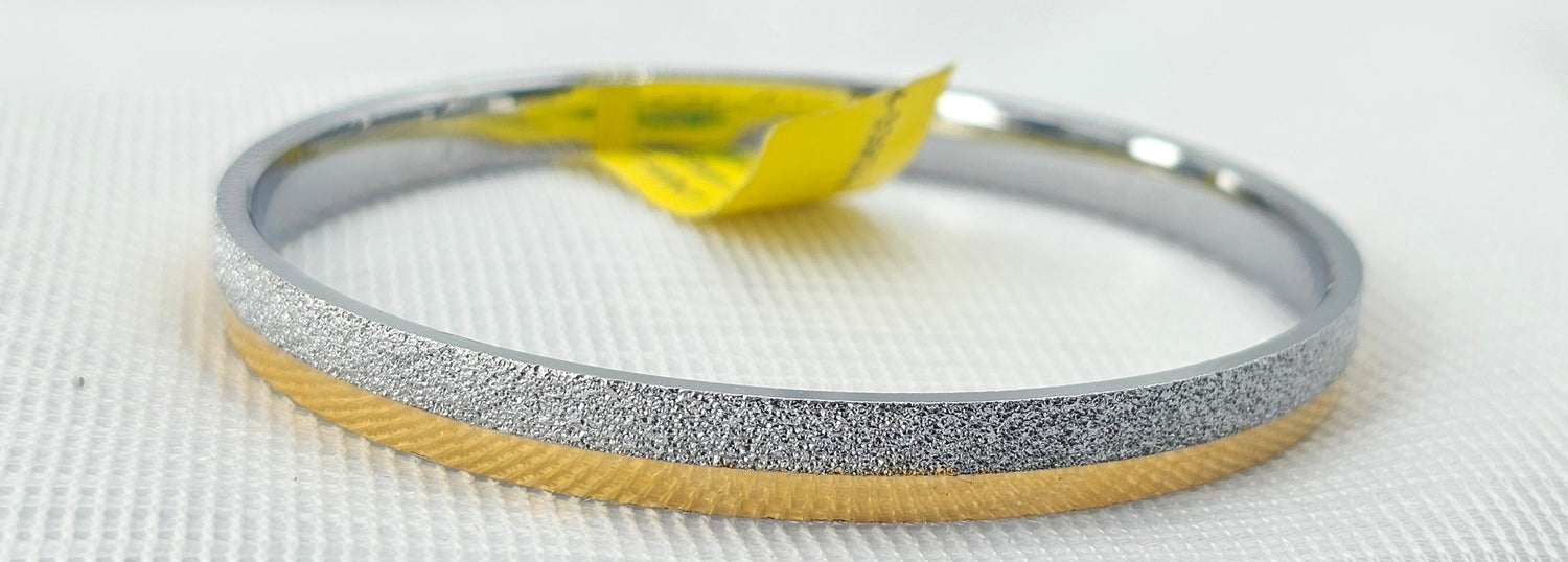 92.50 Gold plated Silver Gents Kada 16