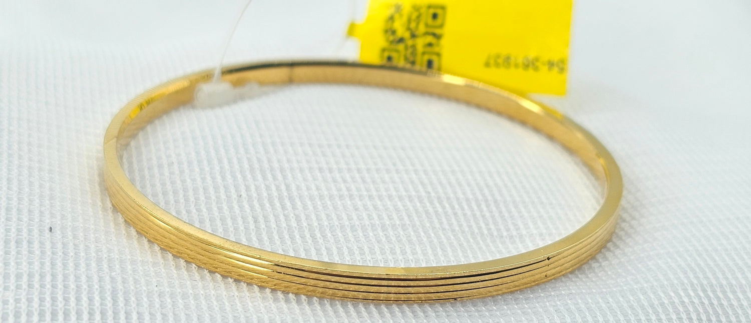 92.50 Gold plated Silver Gents Kada 18