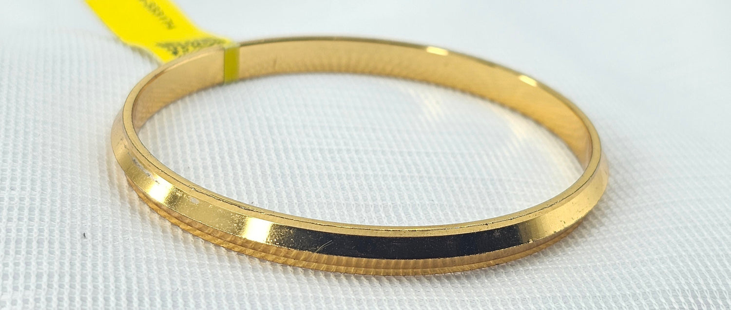 92.50 Gold plated Silver Gents Kada 19
