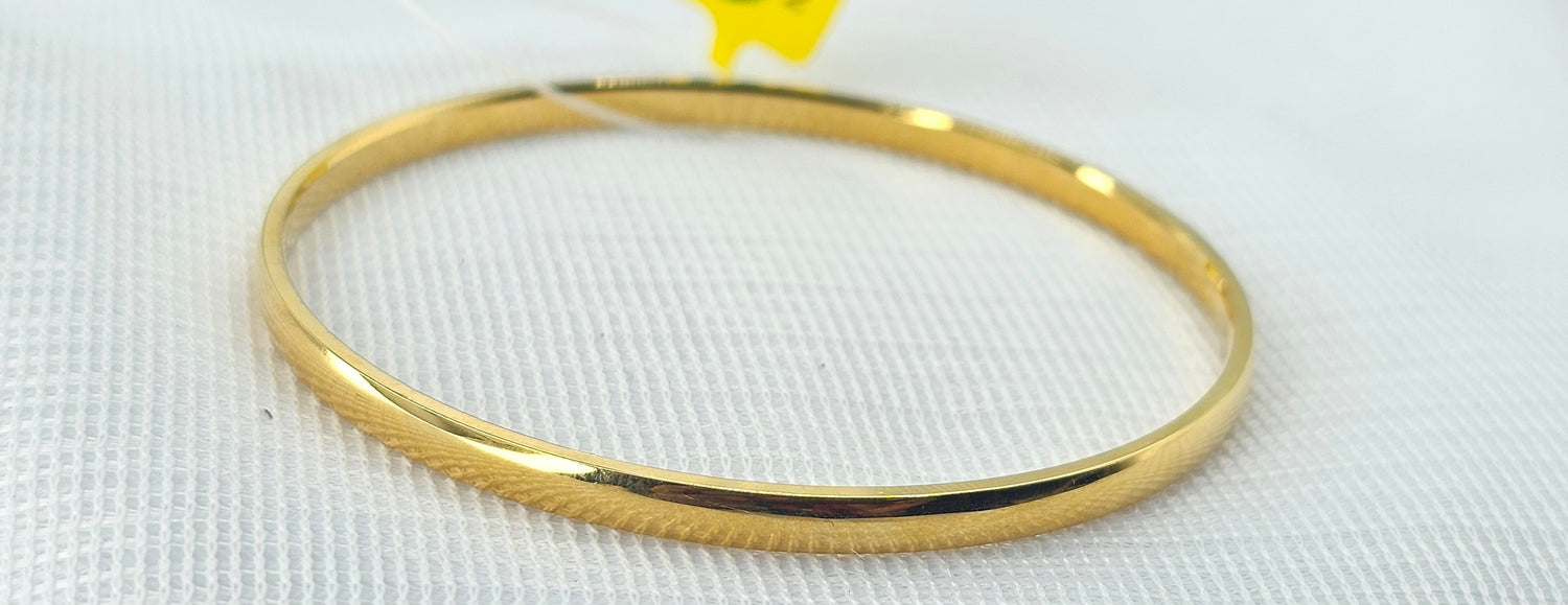 92.50 Gold plated Silver Gents Kada 20