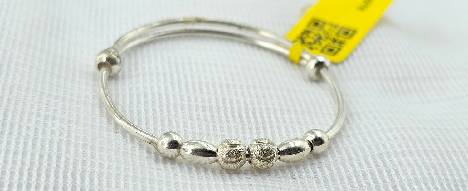 92.50 Baby Silver Gents Kada 10