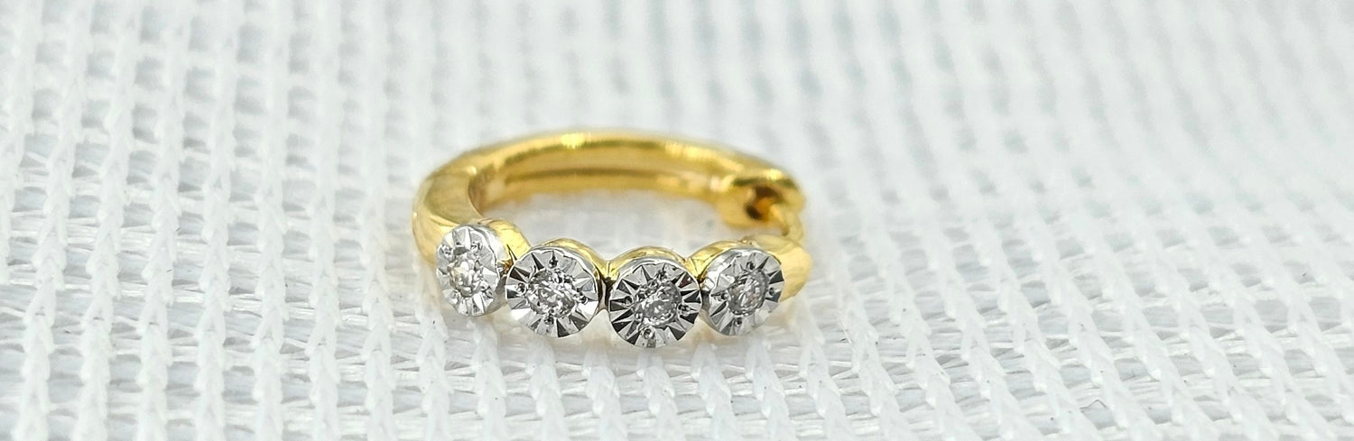 Kisna Diamond ring Nosepin 34