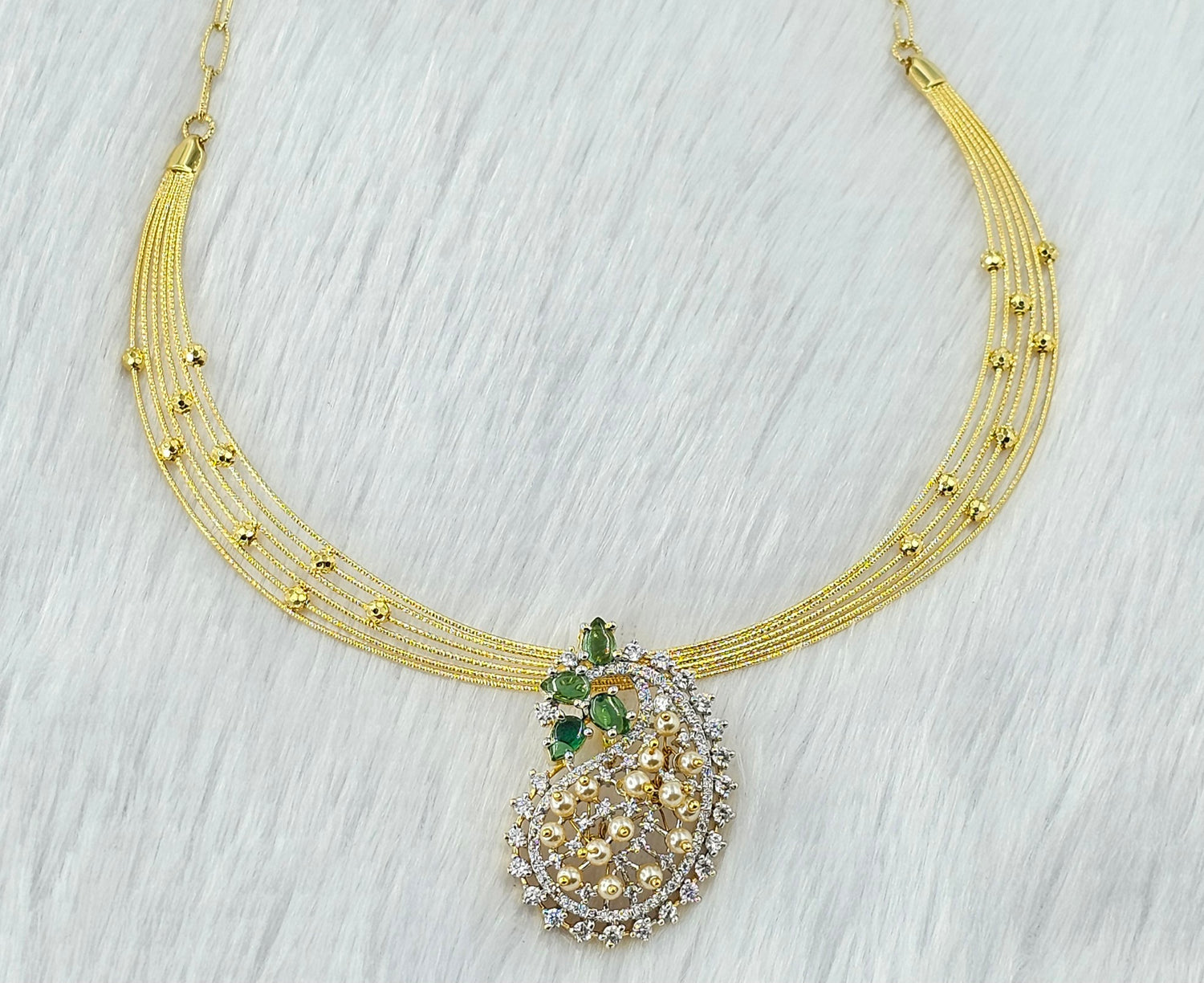92.50 Gold Plated Silver Necklace 247