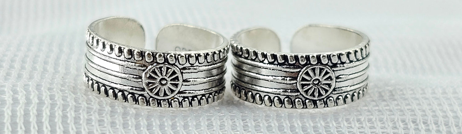 92.50 Silver Toe Ring 627