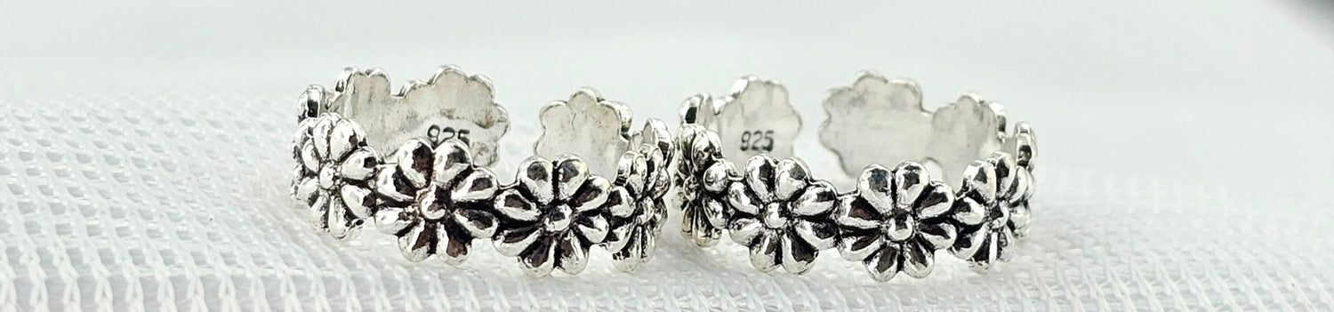 92.50 Silver Toe Ring 634