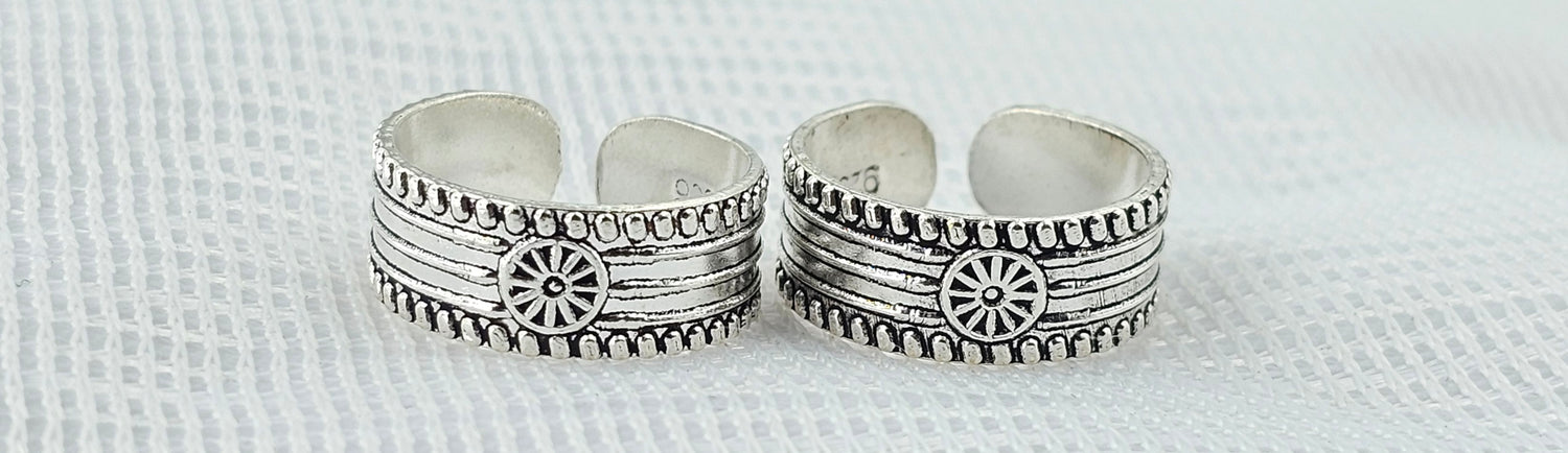 92.50 Silver Toe Ring 641